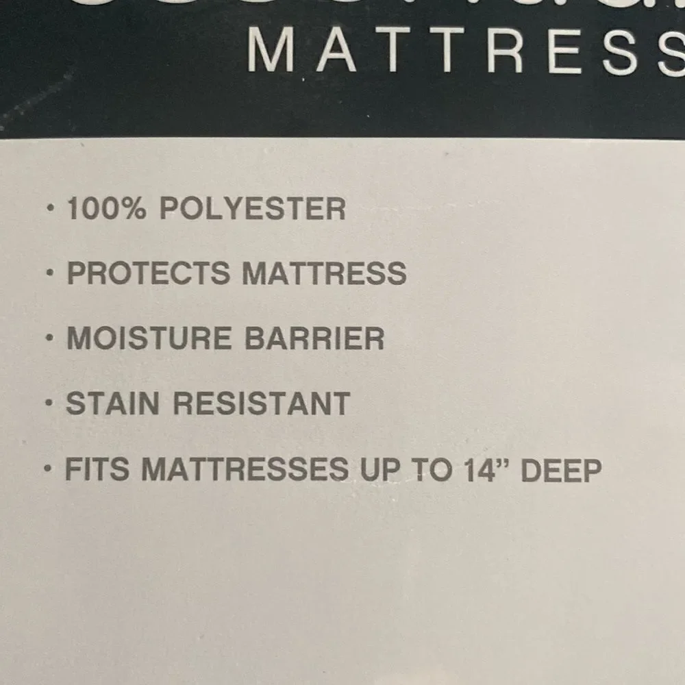 The Linen Shoppe Essentials Collection Mattress Protector Twin Size NEW
